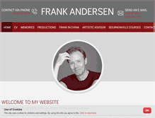 Tablet Screenshot of frank-andersen.com